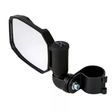 2″Round Tube Pair ABS Strike Side View Mirror by Seizmik (Lifetime Warranty)