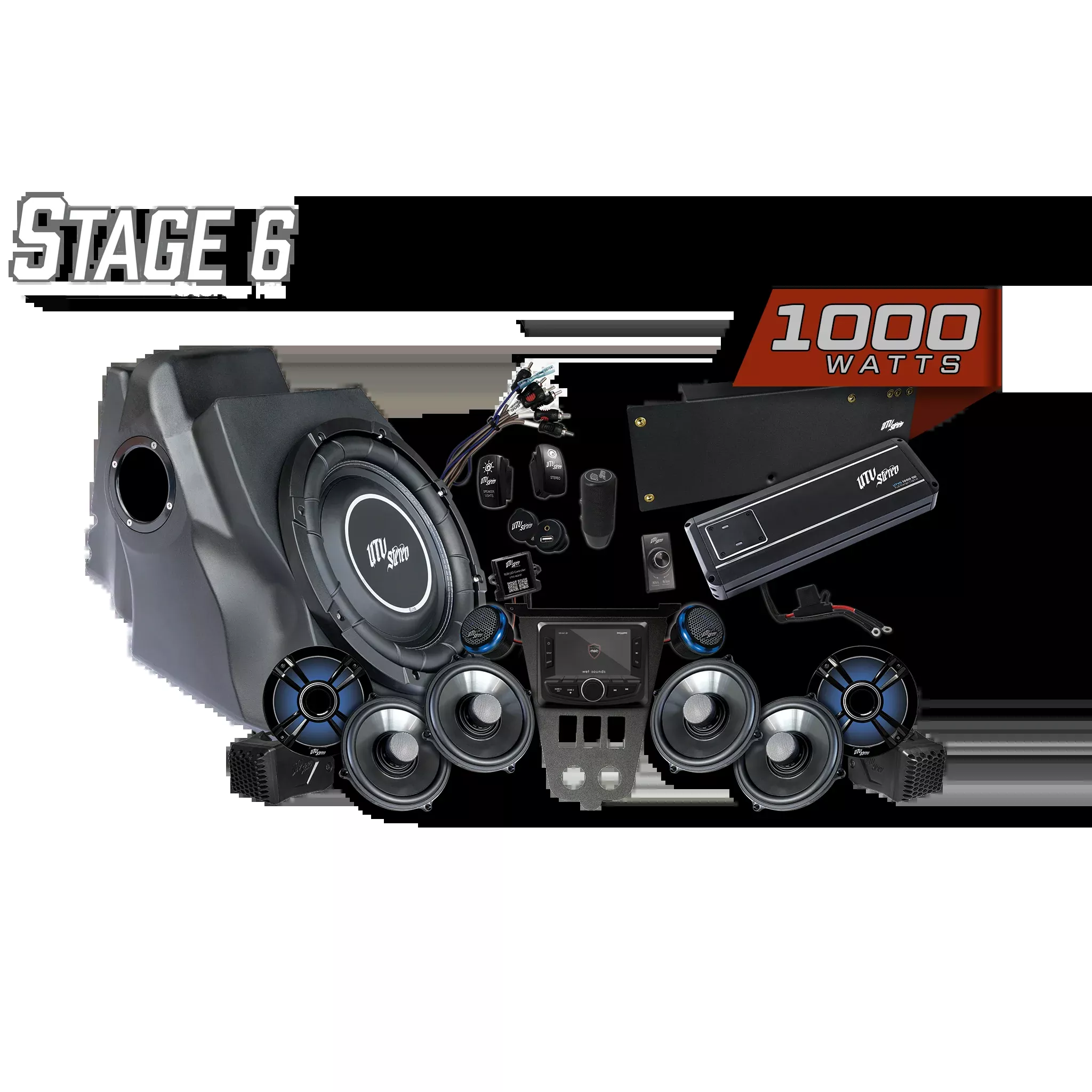 ’25-’26 RZR Pro Series Signature Stage 6 Stereo Kit | UTVS-PRO2-S6-S