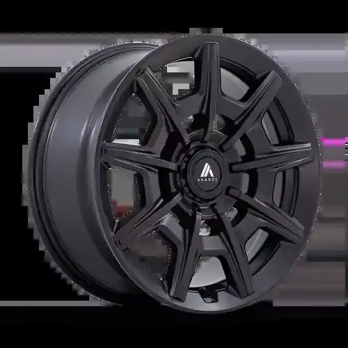 Asanti Black ABL-41 ESQUIRE 5X115/5X120 22X9 +15 SATIN BLACK WITH GLOSS BLACK FACE Next Day Delivery