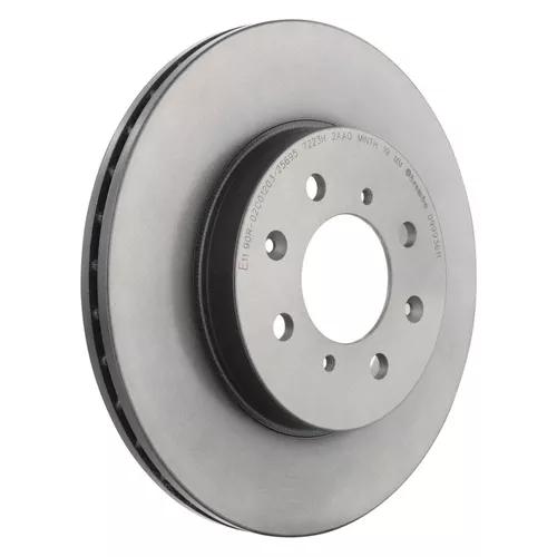 Brembo 09.9936.11 Prime UV Coated Front Brake Rotor, Honda Civic 1999–2005, Fit 2007–2013, Insight 2010–2014
