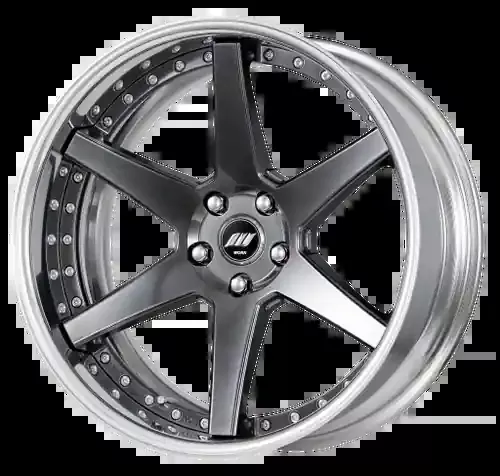 Fast Shipping Work Zeast Black Label Bst1 5×120 19×8.5+12 R Disk Brilliant Silver Black