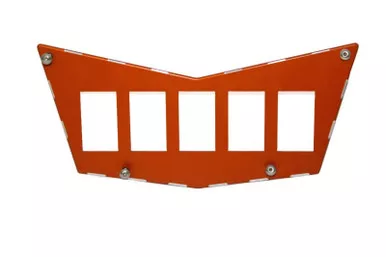 RZR 5 Switch Dash Plate Orange Aluminum by UTV Inc.